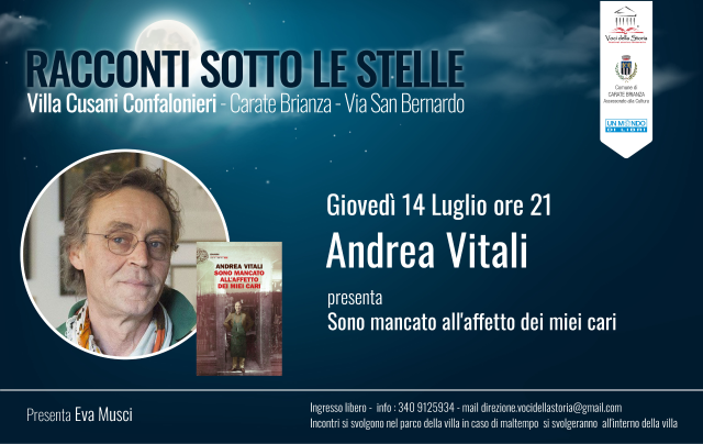 “E…state a Carate!” – Andrea Vitali presenta il suo libro