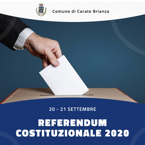 Referendum Costituzionale 20 - 21 settembre