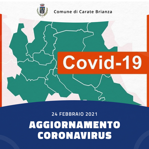 Aggiornamento Coronavirus  24 febbraio