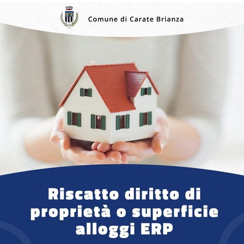 Riscatto diritto di proprietà o superficie alloggi ERP
