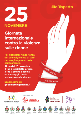 #IoRispetto - 25 Novembre -  Giornata contro la violenza sulle donne